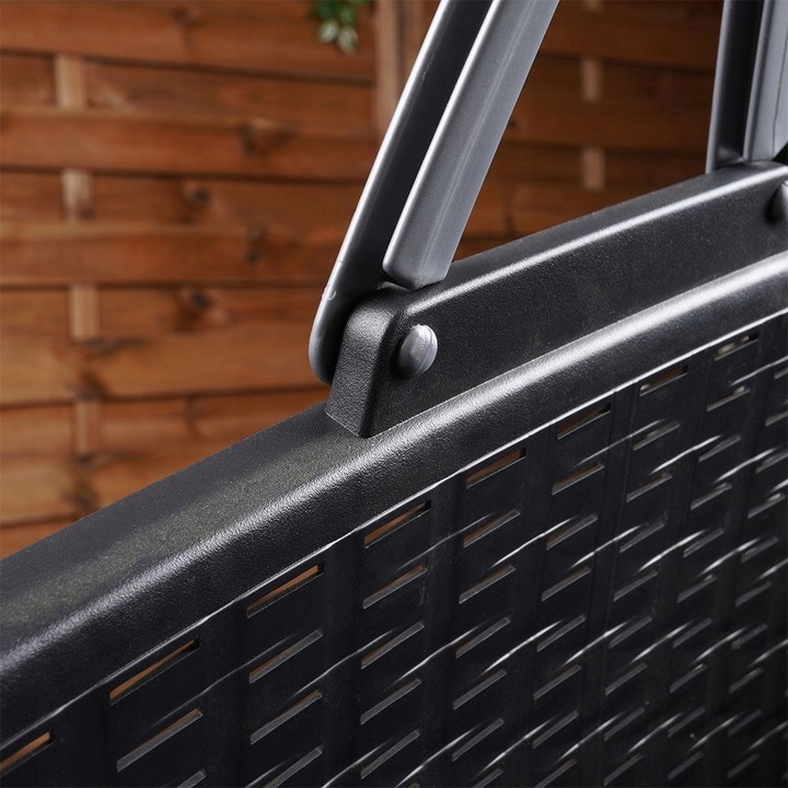 Koszyk NA ZAKUPY GRZYBY PIKNIK zakupowy piknikowy plastikowy pojemny mocny