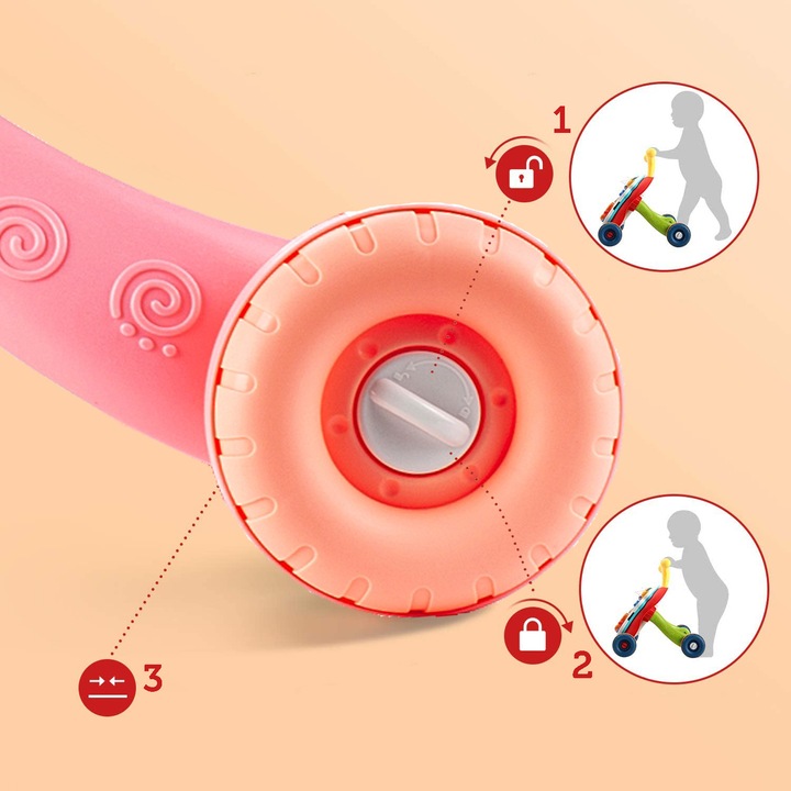 CHODZIK PCHACZ 5W1 KOSZYKÓWKA PANEL STOLIK EDUKACYJNY INTERAKTYWNY DZIECKA