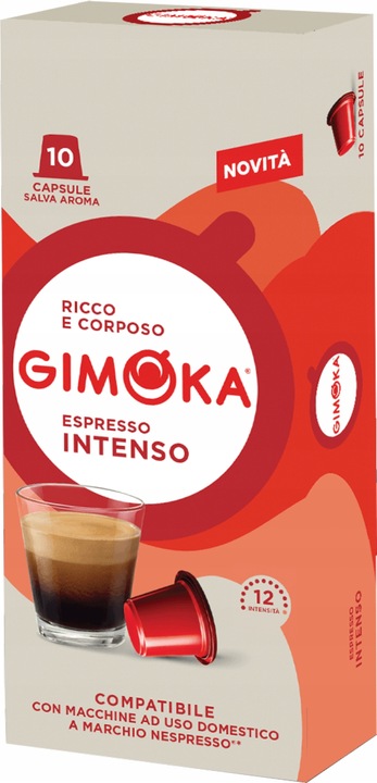 Kapsułki z kawą do NESPRESSO Gimoka MIX x100
