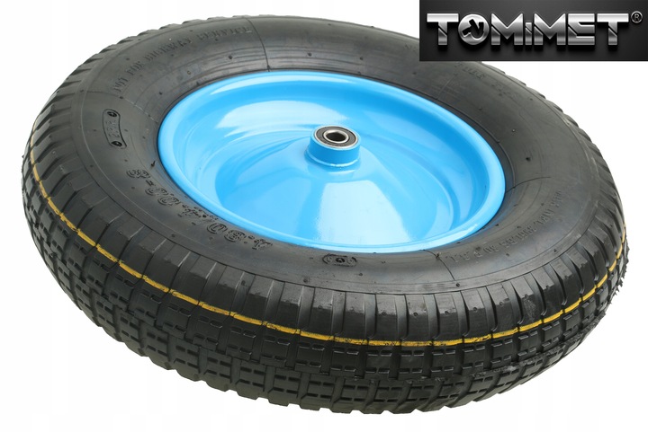 KOŁO KÓŁKO DO TACZKI TACZEK WÓZKA 4.80/4.00-8 2PR + OŚKA