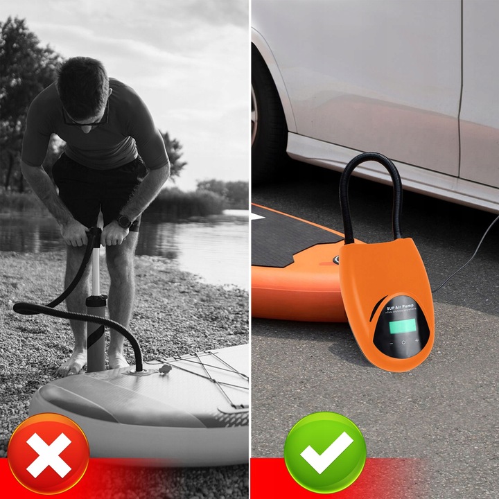 POMPA ELEKTRYCZNA 12V 0-20 PSI NADAJE SIĘ DO DESKI KAJAKOWEJ SUP