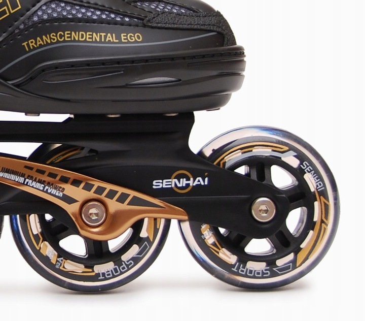 Łyżworolki alumin płoza rozm 40 Koła PU 80mm ABEC7