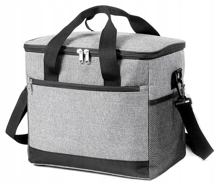 Torba Termiczna Piknikowa Turystyczna Lodówka Kosz Wkłady Chłodzące Mrożąc