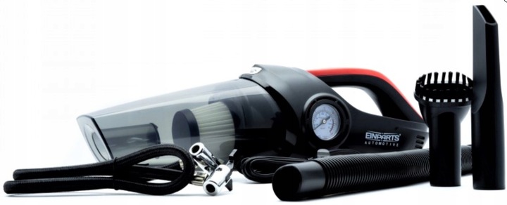 ODKURZACZ SAMOCHODOWY Z KOMPRESOREM POMPKA 12V