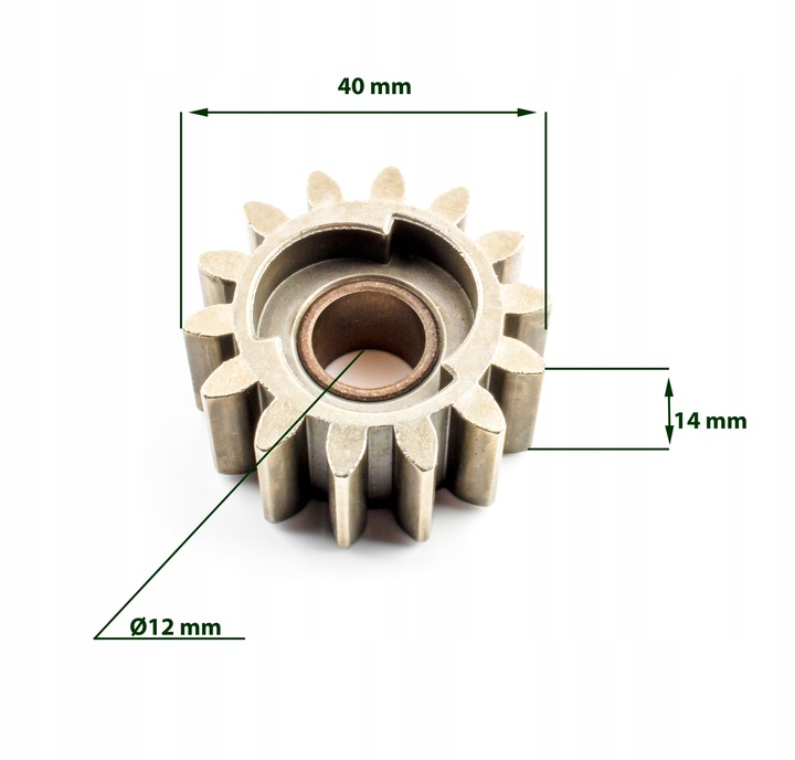 ZESTAW ZĘBATEK NAPĘDU L+R 14 zębów LS1210 LS2200