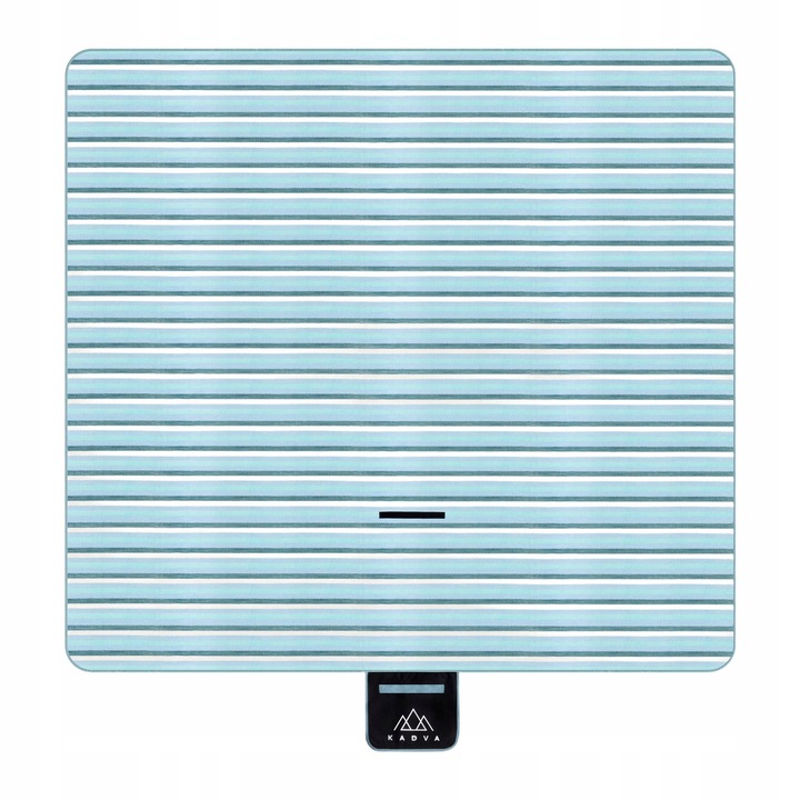 Koc piknikowy KADVA Tapiso niebieski 200 x 200 LEKKI TRWAŁY WIELOFUNCYJNY