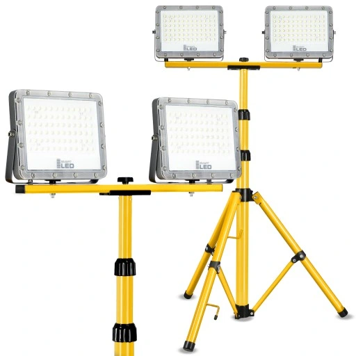 Halogen LED Budowlany Statyw Naświetlacz 200W Reflektor 22000lm Soczewkowy