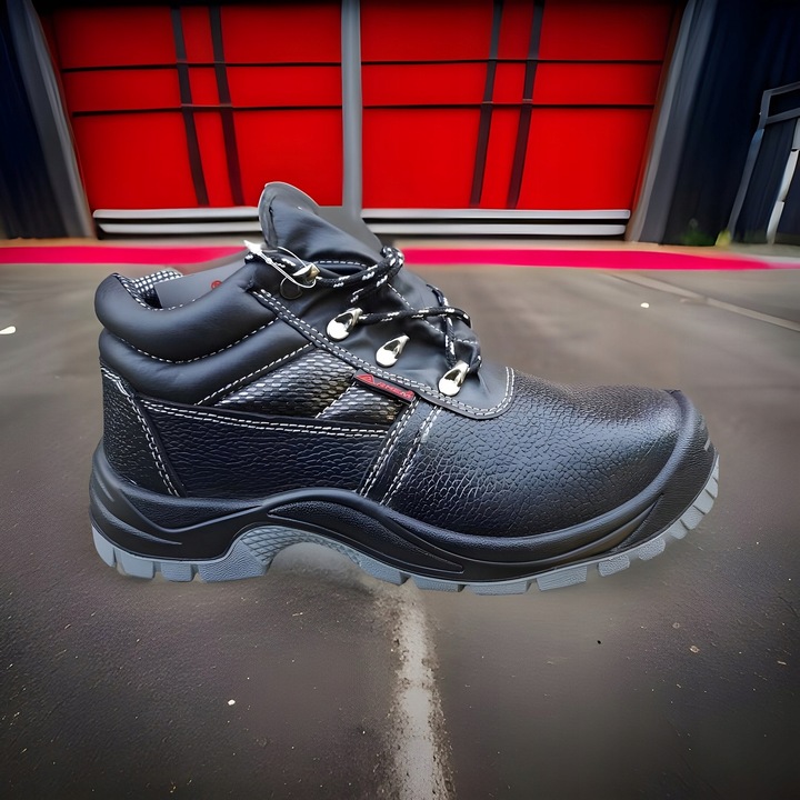 Męskie Robocze Buty Trzewiki Chroniące Palce Lekkie z Noskiem Stalowym S1