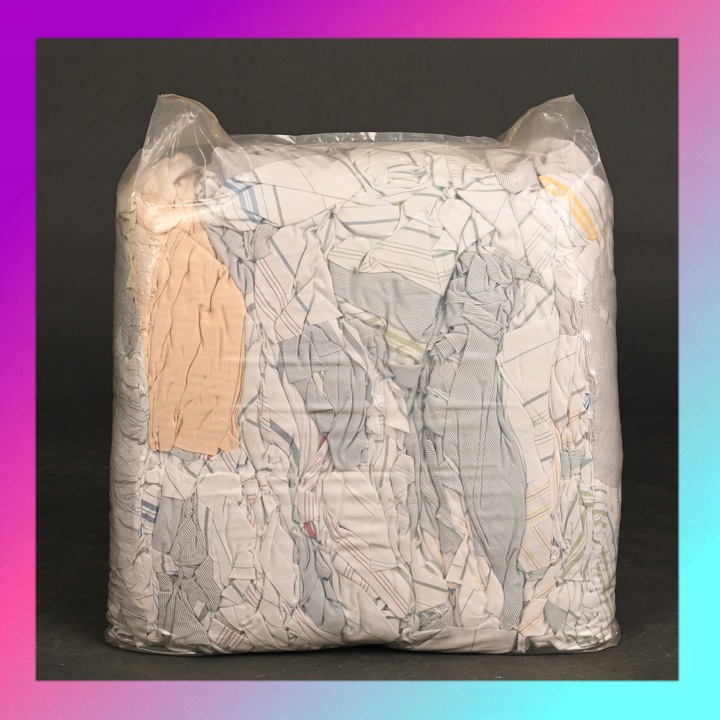 CZYŚCIWO BAWEŁNIANE PRZEMYSŁOWE POŚCIEL KOLOR CIĘTE BEZPYŁOWE