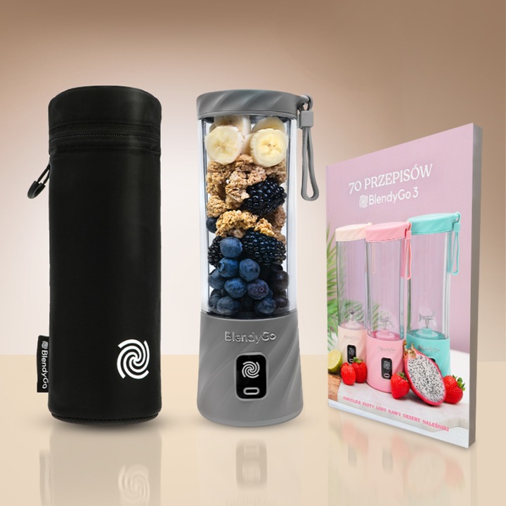 Oryginalny Blender BlendyGo 3 - Bezprzewodowy USB | Blender Nowej Generacji