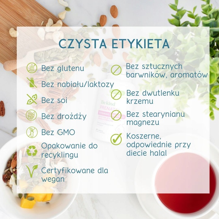 Kompleks witamin DLA KOBIET w CIĄŻY karmiących WAPŃ witamina C KWAS FOLIOWY