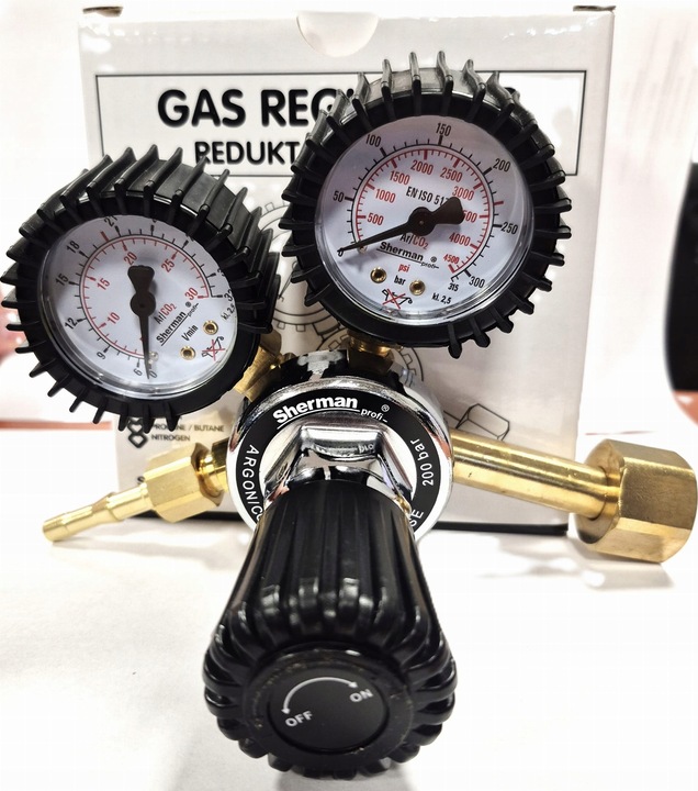 Reduktor do CO2/Argon mouse Sherman 200 bar