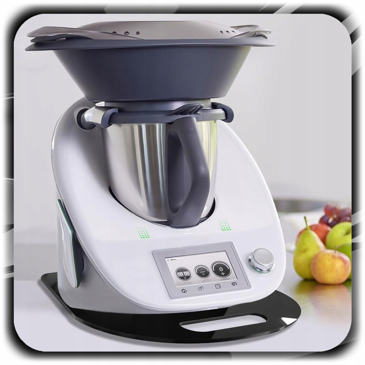 DESKA PODSTAWKA PODKŁADKA POD THERMOMIX TERMOMIX TERMOMIKS TM5 TM6 CZARNA