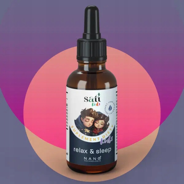 Relaks & Sen dla Dzieci, Nano Kids, 4 ekstrakty ziołowe, Zioła dla dzieci