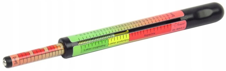 Prodig-Tech MIERNIK CZUJNIK TESTER GRUBOŚCI LAKIERU GL-MAG 20-25um 0-600