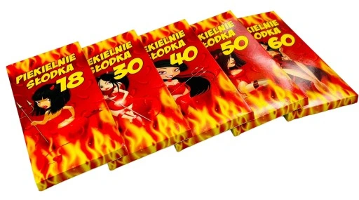 Prezent na URODZINY z okazji urodzin 40 lat CZTERDZIESTKA 18 30 50 60 wzory