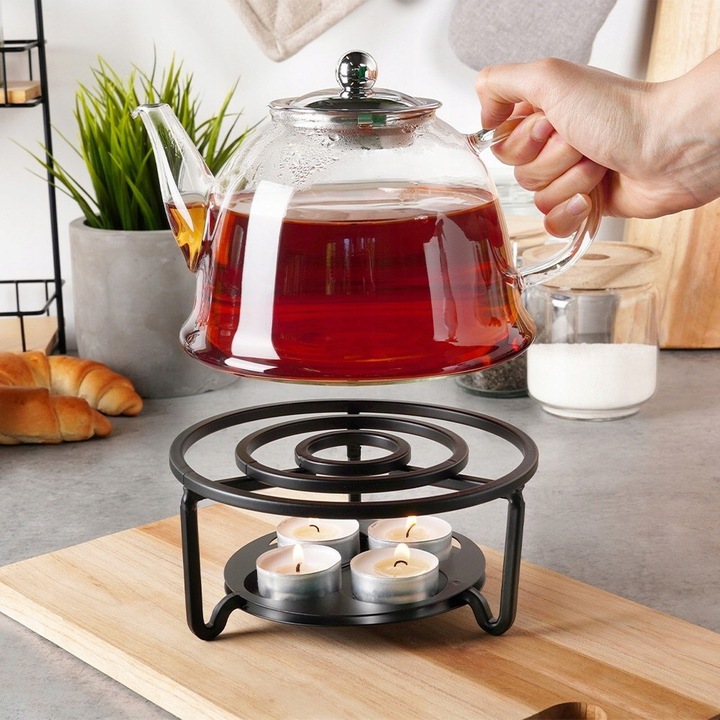 Podgrzewacz NA ŚWIĘCZKĘ pod dzbanek zaparzacz garnek fondue naczynie potraw