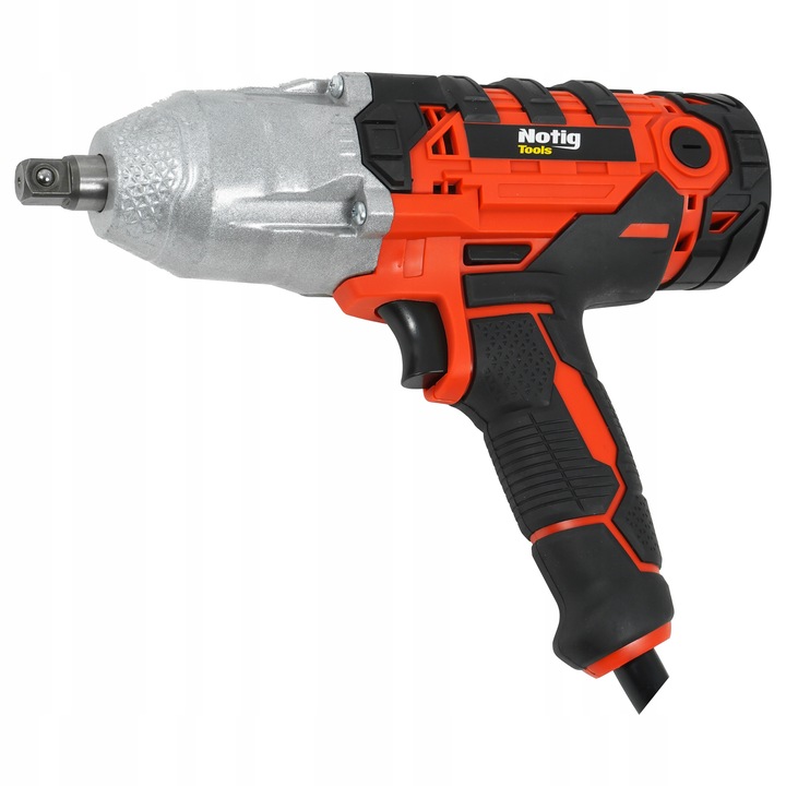 KLUCZ UDAROWY DO KÓŁ ELEKTRYCZNY 650W 750Nm 1/2" MOCNY Z ZESTAWEM NASADEK