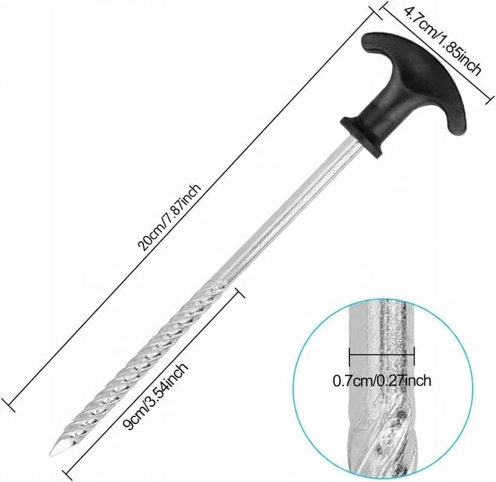 ŚLEDZIE NAMIOTOWE DO NAMIOTÓW MARKIZ I DEKORACJI KPL 12SZT ŻELAZNE I TRWAŁE
