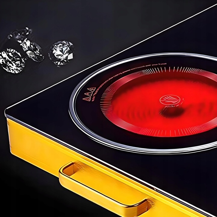 KUCHENKA PŁYTA CERAMICZNA PODWÓJNA DWUPALNIKOWA