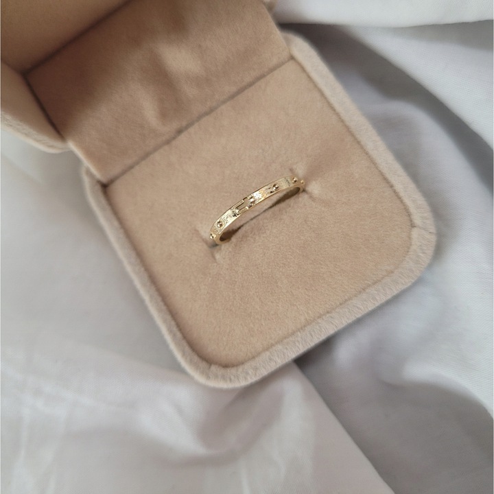 ZŁOTY RÓŻANIEC NA PALEC 585