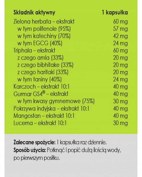 TALIA OSY ŁATWIEJSZE ODCHUDZANIE YANGO 50 KAPS