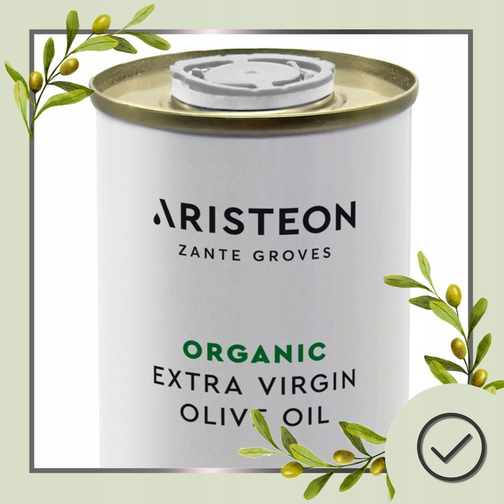 Oliwa z oliwek BIO extra virgin GRECKA 1 litr TŁOCZONA NA ZIMNO Aristeon