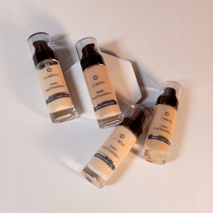 Clarena PODKŁAD DO TWARZY KRYJĄCY BEIGE 30ml Snake Fluid Foundation Kremowy