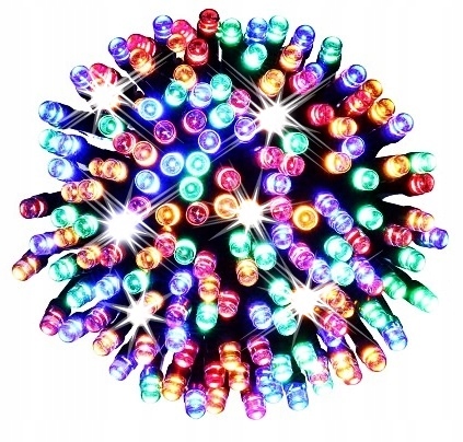 LAMPKI CHOINKOWE 1000 LED MULTIKOLOR STAŁE FLASH MULTIKOLOR + FLASH HURT
