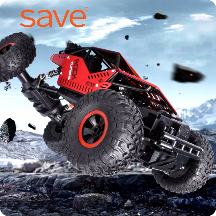 Samochód Zdalnie Sterowany Terenowy 4x4 Auto Na Pilota Z KOŁAMI GĄSIENICAMI
