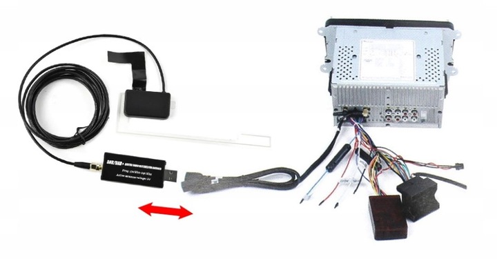 ANTENA,TUNER DAB+ DEDYKOWANY ADAPTER DO RADIA Z SYSTEMEM ANDROID USB, SMA