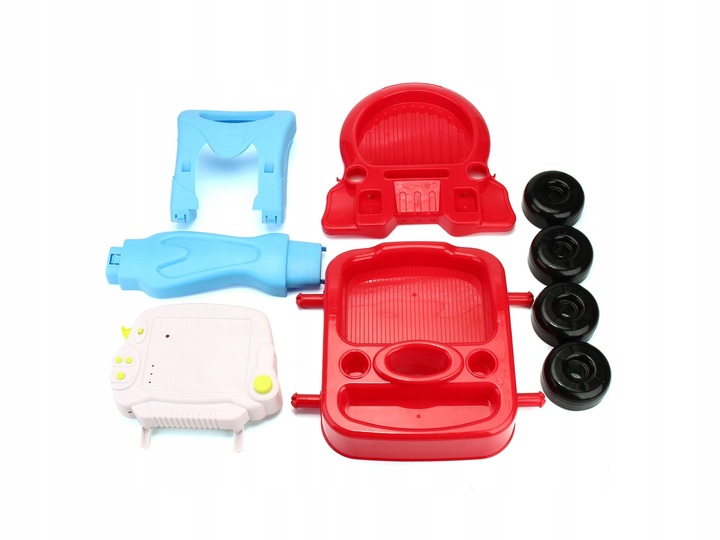 WÓZEK LEKARSKI Mały Doktor Z Akcesoriami Czerwony