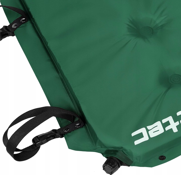 MATA SAMOPOMPUJĄCA KARIMATA DMUCHANA TREKKINGOWA Z PODUSZKĄ 193X68X3,5CM