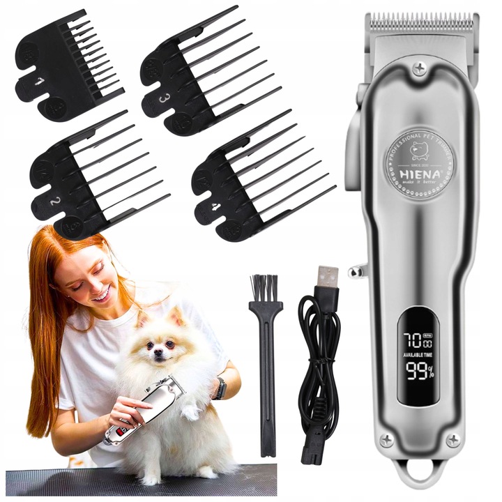 Maszynka do strzyżenia zwierząt dla psa kota golarka cicha profesjonalna