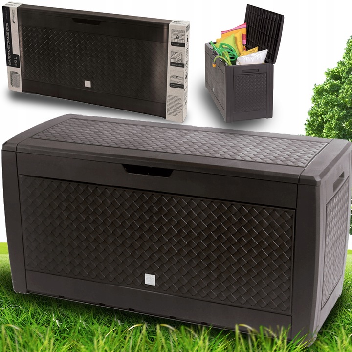 Prosperplast Skrzynia ogrod. BOXE MATUBA umbra 310