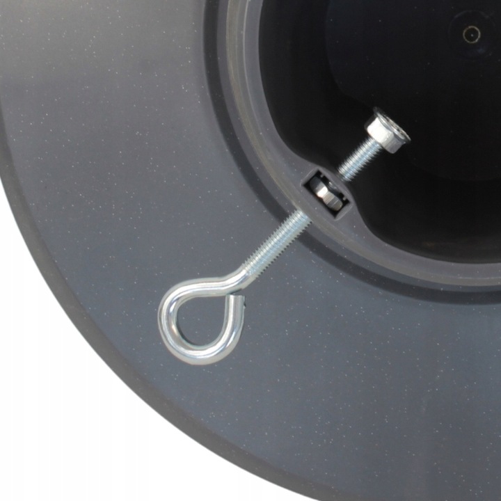 Stojak pod choinkę SREBRNY szary POJEMNIK na wodę 2,1m STABILNY plastik