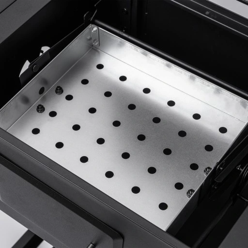 GRILL WĘGLOWY OGRODOWY SMART RUSZT ŻELIWNY WÓZEK