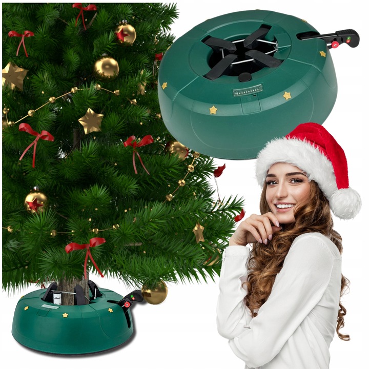 STOJAK CHOINKOWY SAMOZACISKOWY PODSTAWKA NA ŻYWĄ CHOINKĘ, WYSOKOŚĆ DO 3,5 M