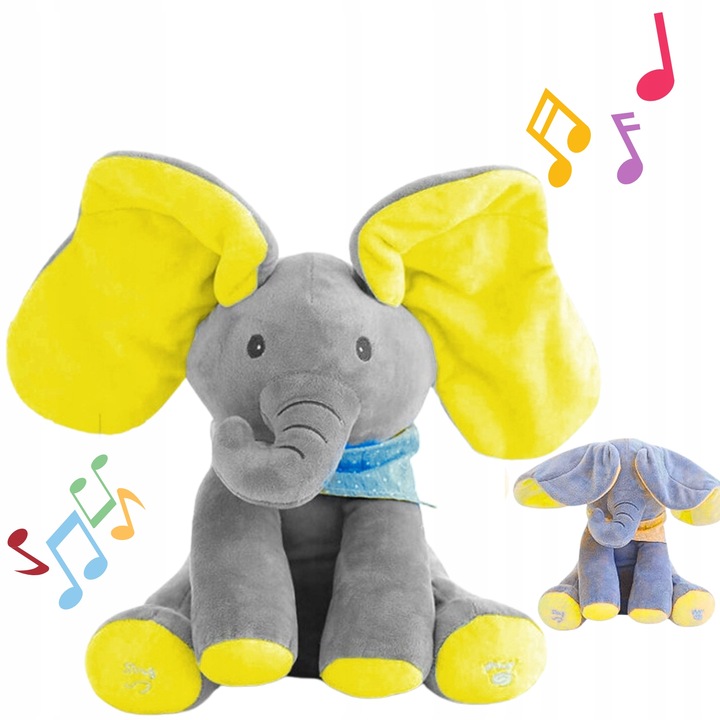 SŁONIK ŚPIEWAJĄCY MASKOTKA AKUKU INTERAKTYWNY SŁOŃ