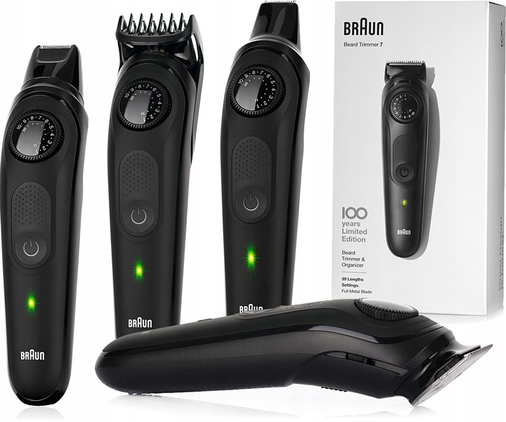 MASZYNKA DO WŁOSÓW ZAROSTU BRODY BRAUN SERIES 7 FULL MetalBlade - LIMITPACK