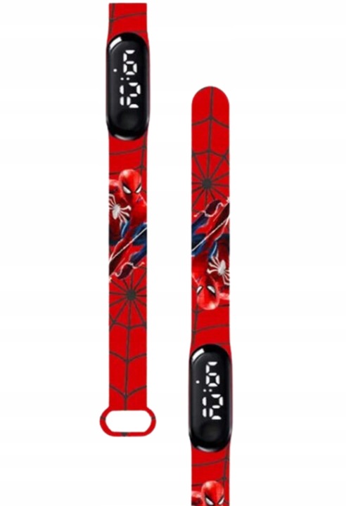 Zegarek cyfrowy LED Spider-Man Czerwony