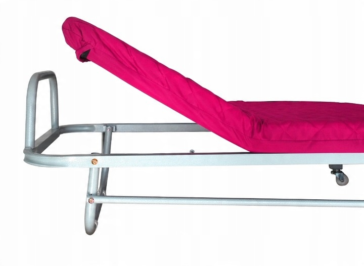 SKŁADANE ŁÓŻKO POLOWE TURYSTYCZNE REGULOWANE OPARCIE LEŻANKA LEŻAK POLÓWKA