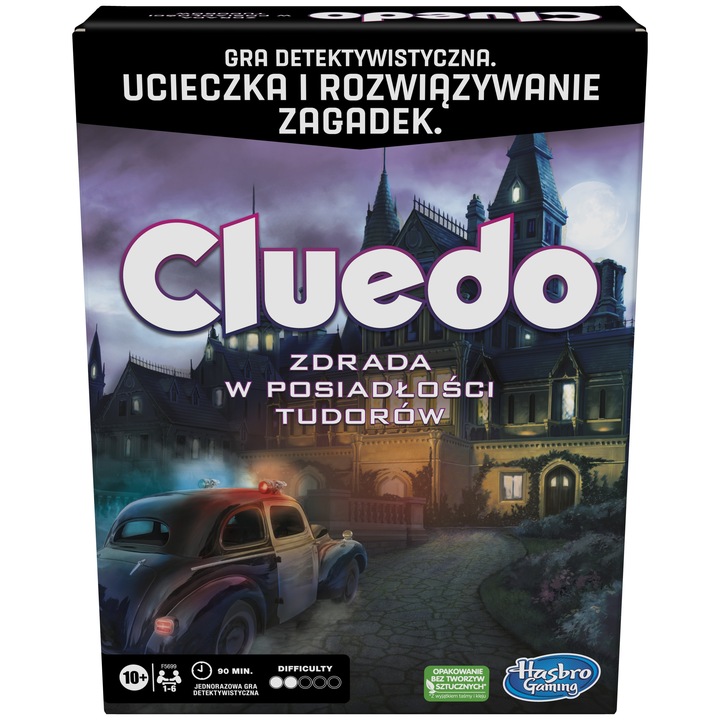 GRA PLANSZOWA RODZINNA IMPREZOWA CLUEDO ZDRADA W POSIADŁOŚCI TUDORÓW HASBRO