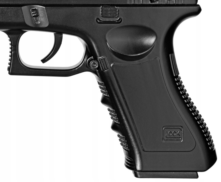 PISTOLET NA KULKI PLASTIKOWE GLOCK C7 METALOWY CZARNY GRATIS 500 KULEK