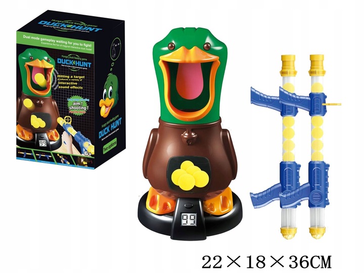 Głodna kaczka strzelanie do celu gra zręcznościowa