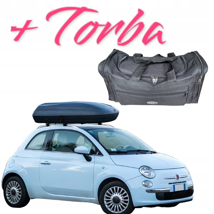 Box dachowy Art Plast Carbon 320 l + torba.