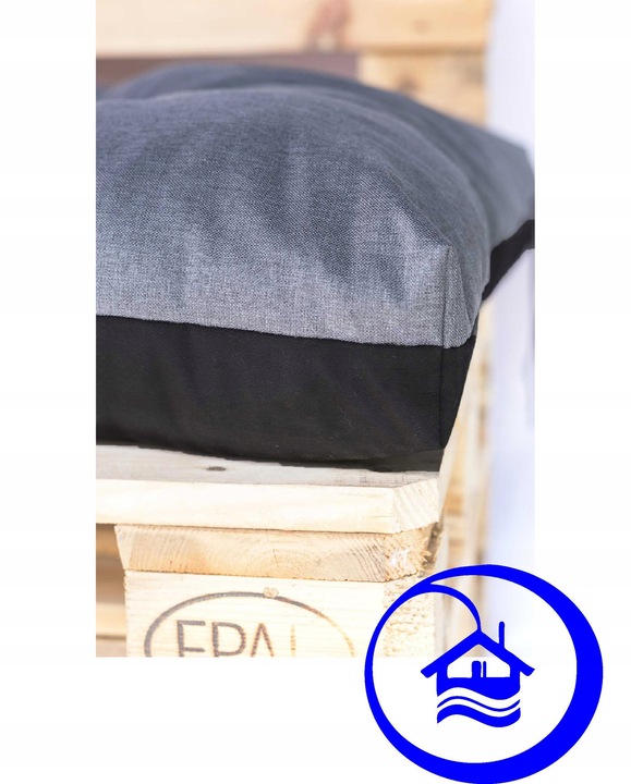 Poduszka na palety do Ogrodu 120x40 EKO grafit