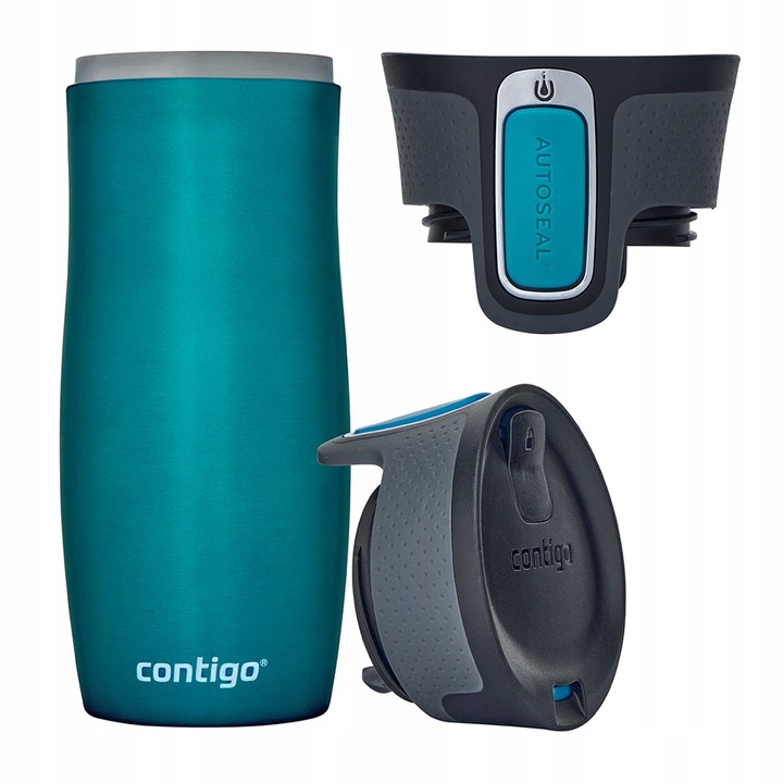 Kubek termiczny Contigo West Loop 2.0 470ml Autoseal - Turkusowy