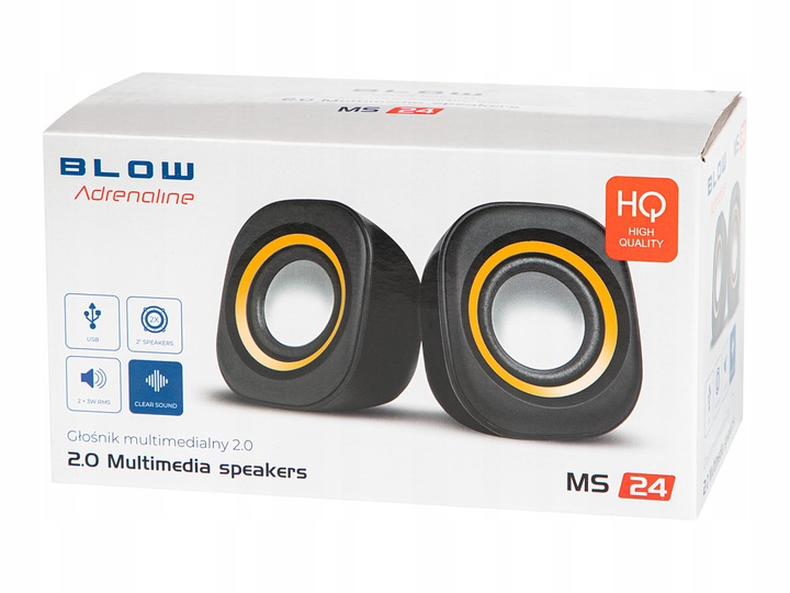 GŁOŚNIKI KOMPUTEROWE DO KOMPUTERA PC LAPTOPA USB MP3 MINI JACK 3.5 mm