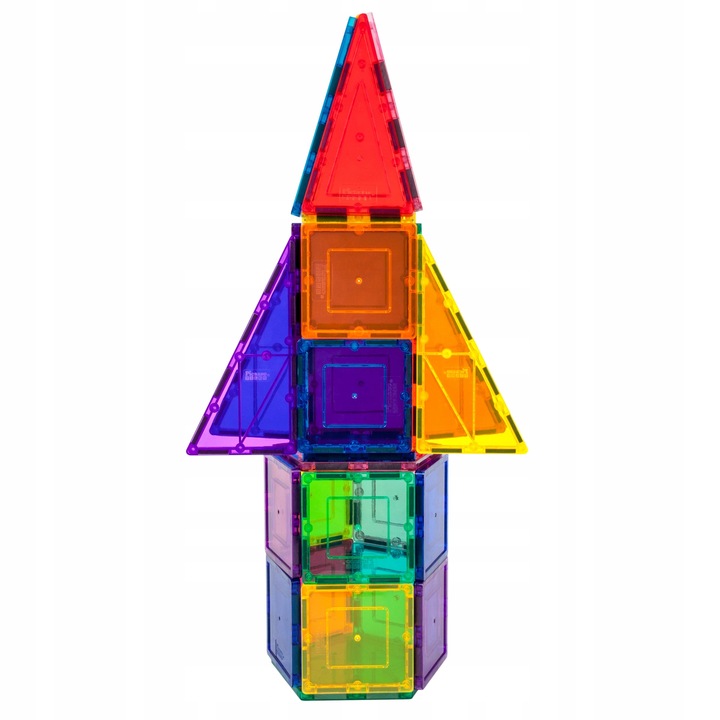 Klocki magnetyczne konstrukcyjne dla dzieci duże edukacyjne budowlane 32 el